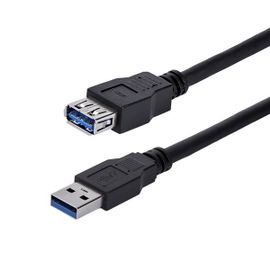 StarTech.com Cable 1m Extensión Alargador USB 3.0 SuperSpeed - Macho a Hembra USB A - Extensor - Negro StarTech.com Cable 1m Extensión Alargador USB 3.0 SuperSpeed - Macho a Hembra USB A - Extensor - Negro