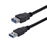 StarTech.com Cable 1m Extensión Alargador USB 3.0 SuperSpeed - Macho a Hembra USB A - Extensor - Negro