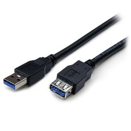 StarTech.com Cable USB 3.0 de 2m Extensor Alargador - USB A Macho a Hembra - Cable alargador USB - USB Tipo A (H) a USB Tipo A (M) - USB 3.0 - 2 m - negro - para P/N: HB30A4AIB, SV211DPUA4K, SV211HDUA4K, USB2001EXT2NA, USB2002EXT2NA, USB2004EXT2NA StarTech.com Cable USB 3.0 de 2m Extensor Alargador - USB A Macho a Hembra - Cable alargador USB - USB Tipo A (H) a USB Tipo A (M) - USB 3.0 - 2 m - negro - para P/N: HB30A4AIB, SV211DPUA4K, SV211HDUA4K, USB2001EXT2NA, USB2002EXT2NA, USB2004EXT2NA