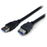 StarTech.com Cable USB 3.0 de 2m Extensor Alargador - USB A Macho a Hembra - Cable alargador USB - USB Tipo A (H) a USB Tipo A (M) - USB 3.0 - 2 m - negro - para P/N: HB30A4AIB, SV211DPUA4K, SV211HDUA4K, USB2001EXT2NA, USB2002EXT2NA, USB2004EXT2NA