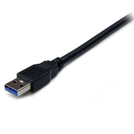 StarTech.com Cable USB 3.0 de 2m Extensor Alargador - USB A Macho a Hembra - Cable alargador USB - USB Tipo A (H) a USB Tipo A (M) - USB 3.0 - 2 m - negro - para P/N: HB30A4AIB, SV211DPUA4K, SV211HDUA4K, USB2001EXT2NA, USB2002EXT2NA, USB2004EXT2NA