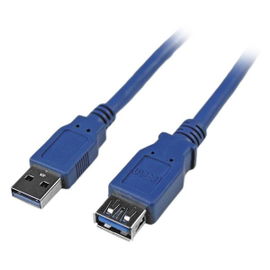 StarTech.com Cable 1,8m de Extensión Alargador USB 3.0 SuperSpeed - Macho a Hembra USB A - Extensor - Azul StarTech.com Cable 1,8m de Extensión Alargador USB 3.0 SuperSpeed - Macho a Hembra USB A - Extensor - Azul