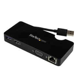 StarTech DKT30CHVAUSP Hub USB-C a HDMI/VGA/USB 3.0/RJ45/SD