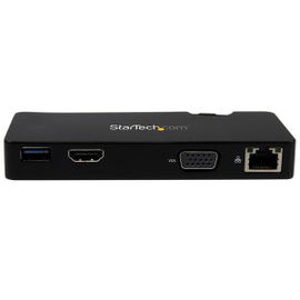 StarTech.com Replicador de Puertos USB 3.0 de Viajes con HDMI o VGA - Docking Station para Portátil