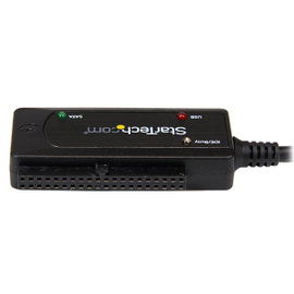 StarTech.com Adaptador Convertidor SATA IDE 2,5 3,5 a USB 3.0 Super Speed para Disco Duro HDD - Serial ATA USB A - Controlador de almacenamiento - ATA / SATA - USB 3.0 - negro - para P/N: PEXUSB3S42V, PEXUSB3S44V StarTech.com Adaptador Convertidor SATA IDE 2,5 3,5 a USB 3.0 Super Speed para Disco Duro HDD - Serial ATA USB A - Controlador de almacenamiento - ATA / SATA - USB 3.0 - negro - para P/N: PEXUSB3S42V, PEXUSB3S44V