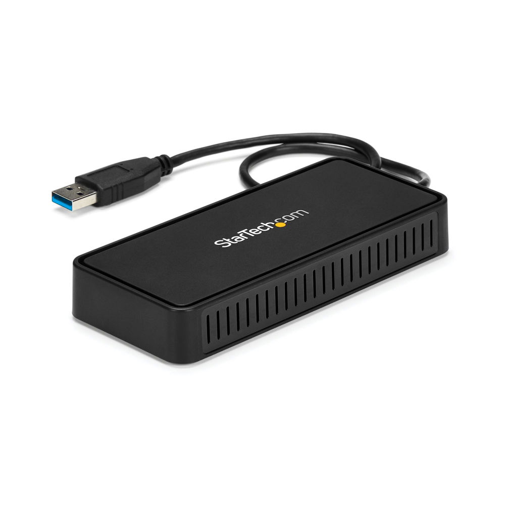 StarTech.com Mini Dock USB a DisplayPort Doble con LAN GbE - 4K Doble de 60Hz