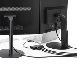 StarTech.com Mini Dock USB a DisplayPort Doble con LAN GbE - 4K Doble de 60Hz