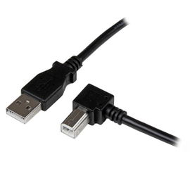 StarTech.com Cable Adaptador USB 1m para Impresora Acodado - 1x USB A Macho - 1x USB B Macho en Ángulo Derecho StarTech.com Cable Adaptador USB 1m para Impresora Acodado - 1x USB A Macho - 1x USB B Macho en Ángulo Derecho