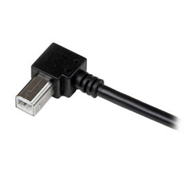 StarTech.com Cable Adaptador USB 1m para Impresora Acodado - 1x USB A Macho - 1x USB B Macho en Ángulo Derecho StarTech.com Cable Adaptador USB 1m para Impresora Acodado - 1x USB A Macho - 1x USB B Macho en Ángulo Derecho