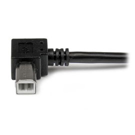 StarTech.com Cable Adaptador USB 1m para Impresora Acodado - 1x USB A Macho - 1x USB B Macho en Ángulo Derecho StarTech.com Cable Adaptador USB 1m para Impresora Acodado - 1x USB A Macho - 1x USB B Macho en Ángulo Derecho