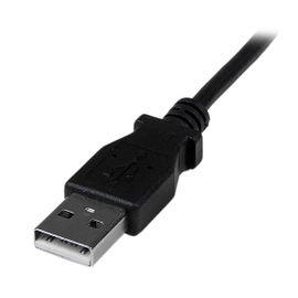 StarTech.com Cable Adaptador 2m USB A Macho a Mini USB B Macho Acodado en Ángulo hacia Abajo