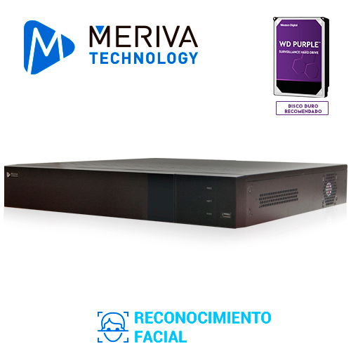 NVR FACE RECOGNITION / VIDEO INTELLIGENT / MERIVA TECHNOLOGY MAIN-1616 / H.265 16 CH POE 8MP 4DD / HDMI 4K + VGA / ONVIF P2P CLOUD N9000 NVR FACE RECOGNITION / VIDEO INTELLIGENT / MERIVA TECHNOLOGY MAIN-1616 / H.265 16 CH POE 8MP 4DD / HDMI 4K + VGA / ONVIF P2P CLOUD N9000