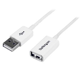 StarTech.com Cable de 3m de Extensión Alargador USB 2.0 - Macho a Hembra USB A - Extensor - Blanco StarTech.com Cable de 3m de Extensión Alargador USB 2.0 - Macho a Hembra USB A - Extensor - Blanco