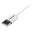StarTech.com Cable Adaptador 1m USB A Macho a Micro USB B Macho para Teléfono Móvil Smartphone - Blanco