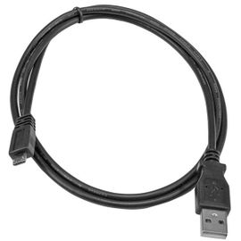 StarTech.com Cable Adaptador de 2m USB A Macho a Micro USB B Macho para Teléfono Móvil Carga y Datos - Negro