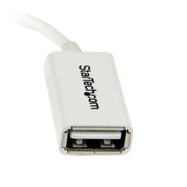 StarTech.com Cable Adaptador Micro USB a USB OTG Blanco de 12cm - Macho a Hembra StarTech.com Cable Adaptador Micro USB a USB OTG Blanco de 12cm - Macho a Hembra