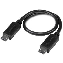 StarTech.com Cable USB OTG de 20cm - Cable Adaptador Micro USB a Micro USB - Macho a Macho StarTech.com Cable USB OTG de 20cm - Cable Adaptador Micro USB a Micro USB - Macho a Macho