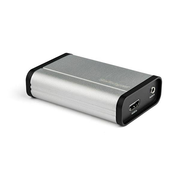 StarTech.com Dispositivo de Captura de Vídeo HDMI a USB-C 1080p 60fps - Capturadora Externa USB 3.0 USB Tipo C de Transmisión en Directo - Adaptador de Audio y Vídeo HDMI - Funciona con USB-C/USB-A/Thunderbolt 3