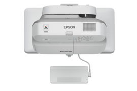 Epson BrightLink 695Wi+ Interactivo - Proyector 3LCD - 3500 lúmenes (blanco) - 3500 lúmenes (color) - WXGA (1280 x 800) - 16:10 - 720p - objetivo fijo para distancias ultracortas - LAN