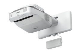 Epson BrightLink 695Wi+ Interactivo - Proyector 3LCD - 3500 lúmenes (blanco) - 3500 lúmenes (color) - WXGA (1280 x 800) - 16:10 - 720p - objetivo fijo para distancias ultracortas - LAN