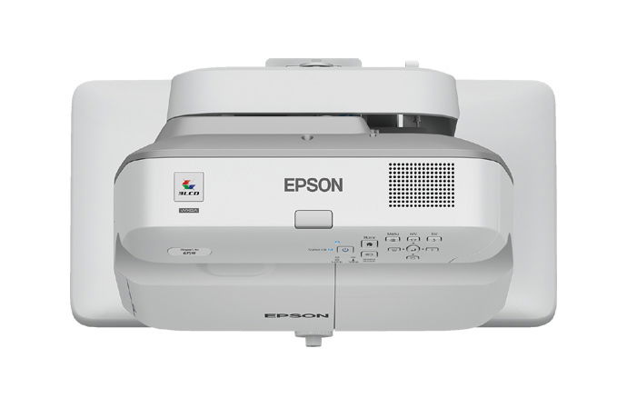 Epson PowerLite Bright Link 675Wi+ videoproyector Short throw projector 3200 lúmenes ANSI 3LCD WXGA (1280x800) Gris, Blanco