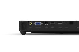 Epson PowerLite 1780W - Proyector 3LCD - portátil - 3000 lúmenes (blanco) - 3000 lúmenes (color) - WXGA (1280 x 800) - 16:10 - 720p - Wi-Fi - Epson Brighter Futures Education Program