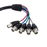 StarTech.com Cable de 30 cm Coaxial para Monitor HD15 VGA a 5 BNC RGBHV - Macho a Hembra