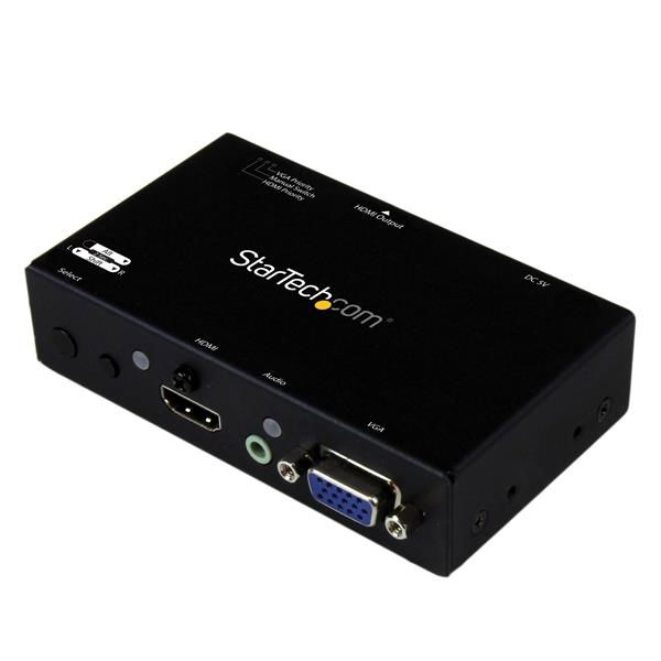 StarTech.com Switch Conversor 2x1 VGA + HDMI a HDMI con Conmutado Prioritario y Automático - Selector 1080p StarTech.com Switch Conversor 2x1 VGA + HDMI a HDMI con Conmutado Prioritario y Automático - Selector 1080p
