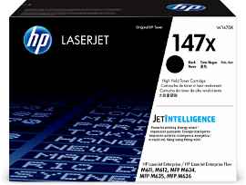 HP 147X - Alto rendimiento - negro - original - LaserJet - cartucho de tóner (W1470X) - para LaserJet Enterprise MFP M635; LaserJet Enterprise Flow MFP M634, MFP M635, MFP M636