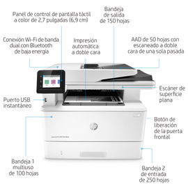 HP LASERJET PRO M428FDW WLS P/C/S/F/E 40/40PPM 512MB 110V EN SP HP LASERJET PRO M428FDW WLS P/C/S/F/E 40/40PPM 512MB 110V EN SP