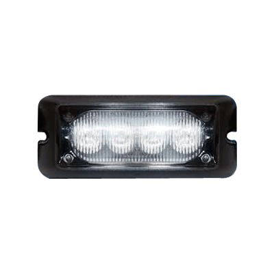 Luz auxiliar brillante con 4 LEDs, color claro, mica transparente