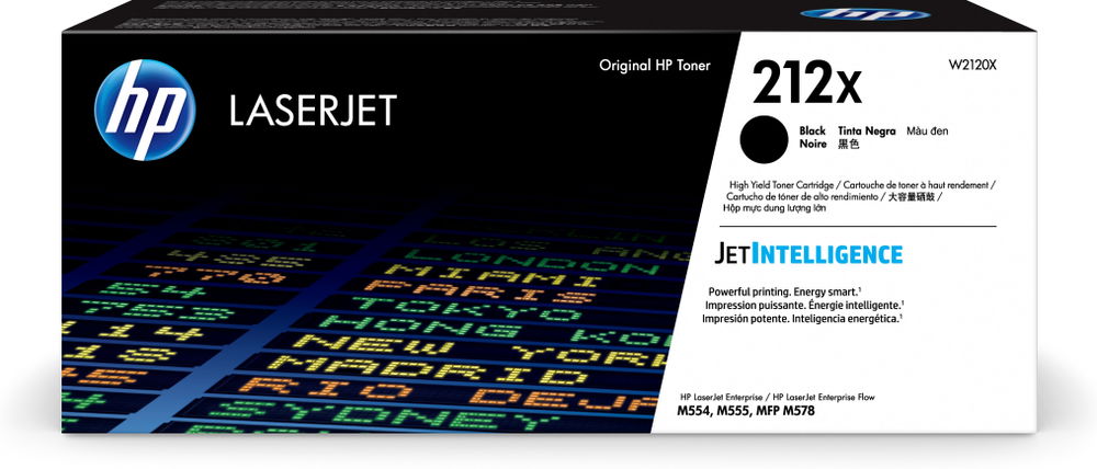 HP - 212X - Toner cartridge - Black HP - 212X - Toner cartridge - Black