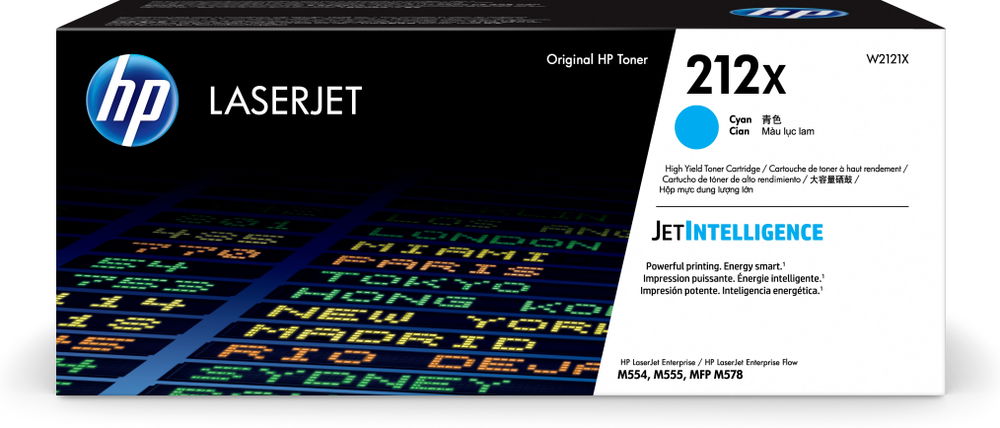 HP - 212X - Toner cartridge - Cyan - High