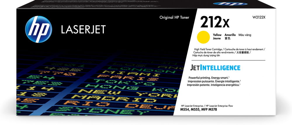 HP - 212X - Toner cartridge - Yellow - High HP - 212X - Toner cartridge - Yellow - High