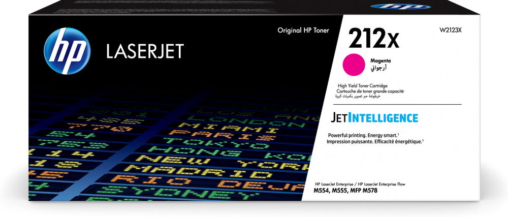 HP - 212X - Toner cartridge - Magenta - High HP - 212X - Toner cartridge - Magenta - High