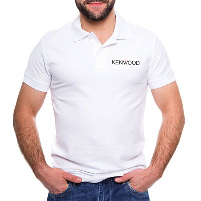 Playera Tipo Polo Color Blanco KENWOOD Playera Tipo Polo Color Blanco KENWOOD