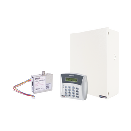 Kit de alarma de 6 zonas con teclado alfanumérico y radio de frecuencia media 470-500 MHz