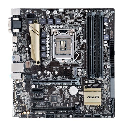 ASUS Z170M-PLUS Intel® Z170 LGA 1151 (Zócalo H4) micro ATX ASUS Z170M-PLUS Intel® Z170 LGA 1151 (Zócalo H4) micro ATX