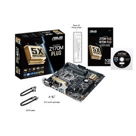 ASUS Z170M-PLUS Intel® Z170 LGA 1151 (Zócalo H4) micro ATX ASUS Z170M-PLUS Intel® Z170 LGA 1151 (Zócalo H4) micro ATX