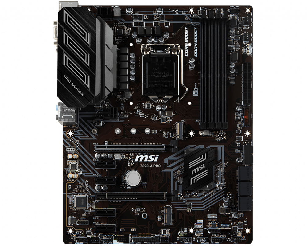 MSI Z390-A PRO placa base Intel Z390 LGA 1151 (Zócalo H4) ATX MSI Z390-A PRO placa base Intel Z390 LGA 1151 (Zócalo H4) ATX