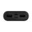 Belkin - Cargador portátil - 10000 mAh - 15 vatios - 2.4 A - 3 conectores de salida (2 x USB, 24 pin USB-C) - en el cable: USB-C - negro