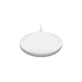 Belkin - Base de carga inalámbrica + adaptador de corriente CA - 10 vatios - blanco Belkin - Base de carga inalámbrica + adaptador de corriente CA - 10 vatios - blanco