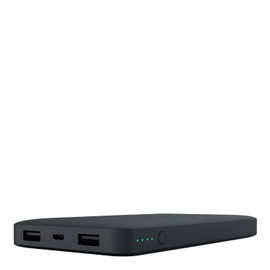 Belkin Pocket Power - Cargador portátil - 10000 mAh - 2.4 A - 2 conectores de salida (USB) - en el cable: Micro-USB - negro
