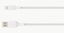 Belkin BoostCharge - Cable Lightning - Lightning macho a USB macho - 1 m - blanco