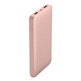 Belkin Pocket Power batería externa Polímero de litio 10000 mAh Oro, Rosewood
