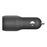 Belkin Car Charger - Adaptador de corriente para el coche - 30 vatios - 3.6 A - 2 conectores de salida (USB, 24 pin USB-C) - negro