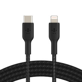 Belkin BoostCharge - Cable Lightning - 24 pin USB-C macho a Lightning macho - 1 m - negro - suministro de potencia USB (18W) Belkin BoostCharge - Cable Lightning - 24 pin USB-C macho a Lightning macho - 1 m - negro - suministro de potencia USB (18W)