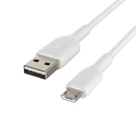 Belkin BoostCharge - Cable USB - Micro-USB tipo B (M) a USB (M) - 1 m - blanco