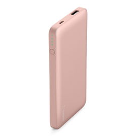 Belkin F7U019BTC00 batería externa Polímero de litio 5000 mAh Oro, Rosewood