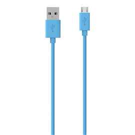 Belkin 1.2m, Micro-USB2.0-B/USB2.0-A cable USB 1,2 m Micro-USB B USB A Azul
